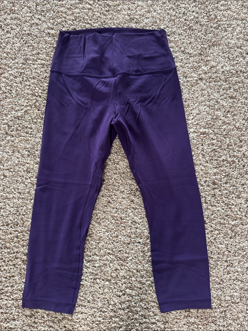 Lululemon High-Waist cropped Purple Leggings
